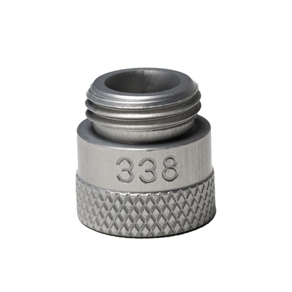 RCBS Matchmaster Powder Funnel Adapter .338 Picture of RCBS RCBS MATCHMASTER FUNNEL ADAPTER 338