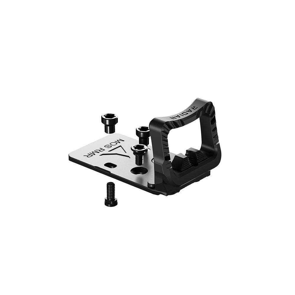 Radian Weapons Guardian+Six Combo Optic Guard & BackUp Iron Sights for Glock MOS Trijicon RMR Black Picture of Radian Weapons Radian Weapons GUARDIAN+SIX Combo-Optic GRD & BackUp Iron-Glk MOS-TJ RMR Bk