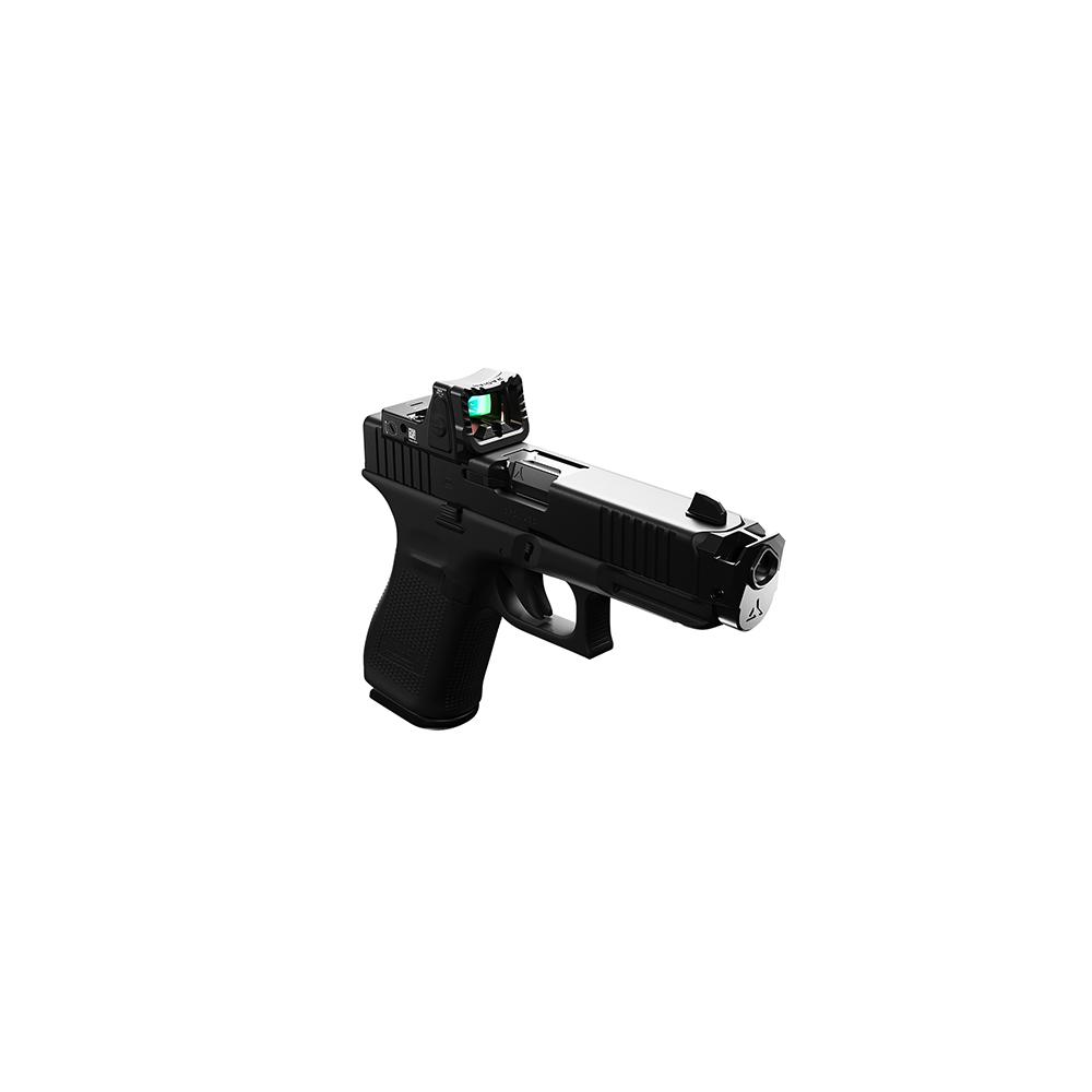 Radian Weapons Guardian+Six Combo Optic Guard & BackUp Iron Sights for Glock MOS Trijicon RMR Black Picture of Radian Weapons Radian Weapons GUARDIAN+SIX Combo-Optic GRD & BackUp Iron-Glk MOS-TJ RMR Bk