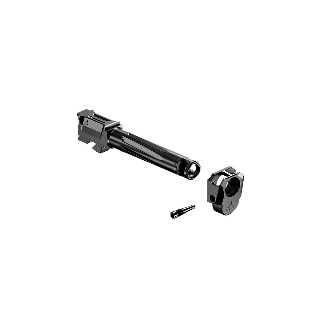 Radian Weapons Afterburner Compensator and Ramjet Barrel Combo for Glock 19 Gen 4 Black Picture of Radian Weapons Radian Weapons AFTERBURNER+RAMJET Combo-Barrel & Compensator-Glk 19-G4 Blk