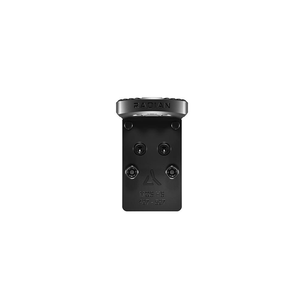 Radian Weapons Guardian and Six Optic Guard for Glock MOS Holosun 407/507 Black Picture of Radian Weapons Radian Weapons GUARDIAN - Optic Guard - Glock MOS - HS 407/507 - Black