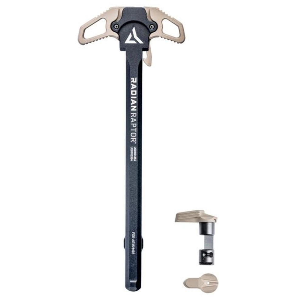 Radian Weapons Combo Raptor AR-15 Charging Handle FDE Ambi and Talon 45/90 Safety Selector FDE Ambi Picture of Radian Weapons Radian Weapons COMBO (RAPTOR-Charge Handle-AR15/TALON-45/90 Ambi Safety)FDE
