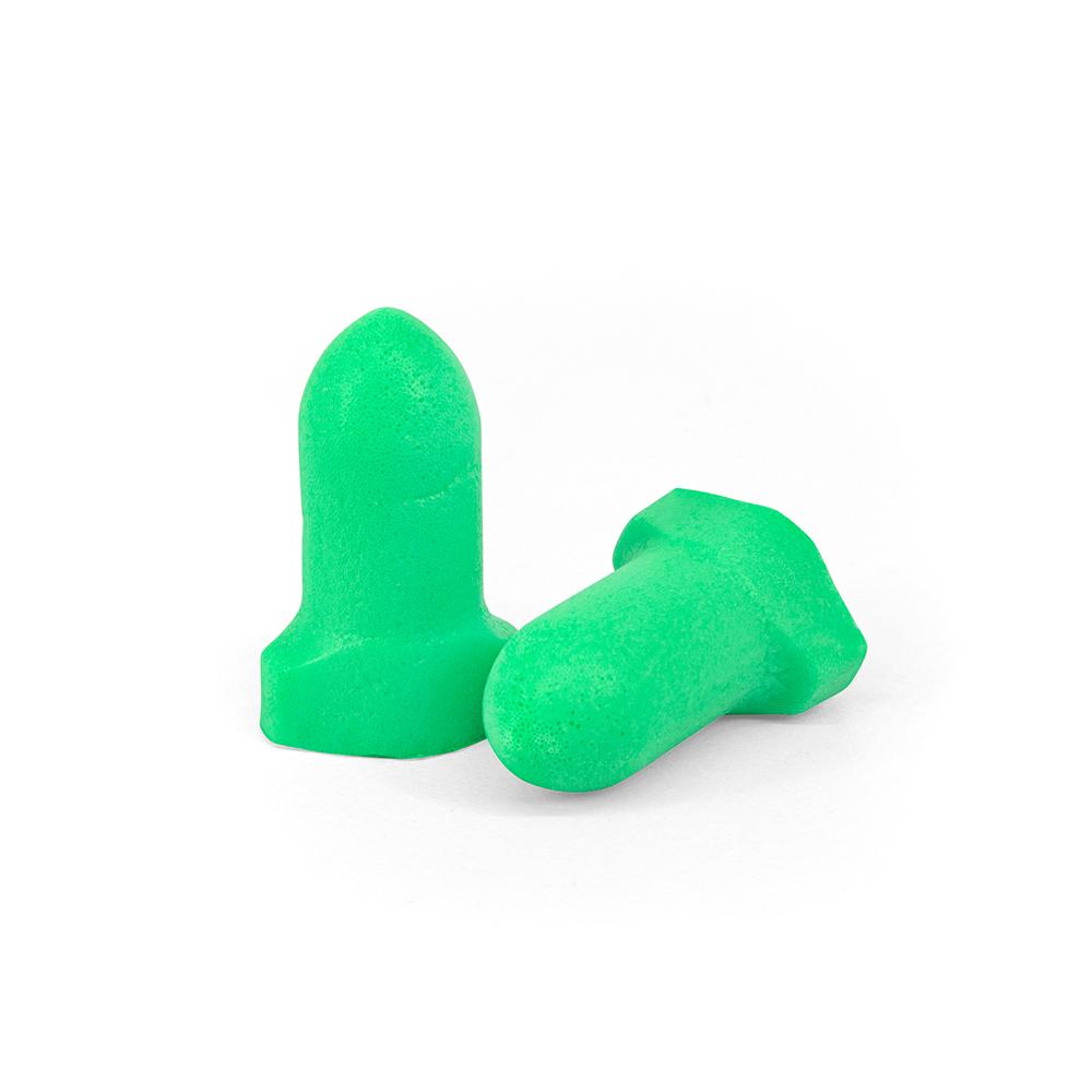 Ducks Unlimited Foam Earplugs 32dB Green 25/pr Jar Picture of Radians Inc. Ducks Unlimited Foam Earplugs - Green - 25 Pair Jar