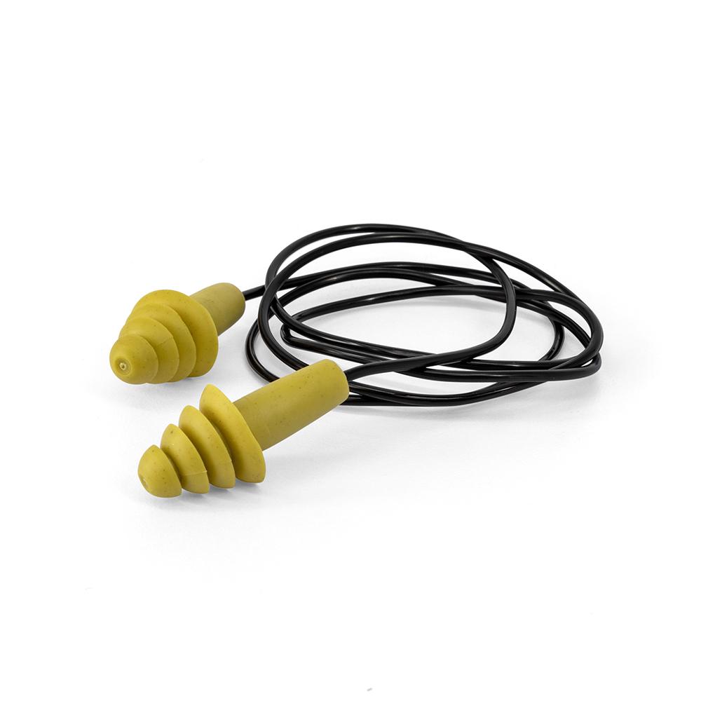 Ducks Unlimited Reusable Earplugs 27dB Green 2/pr with Case Picture of Radians Inc. Ducks Unlimited Reusable Earplugs - Green - Pack of 2 Pair with Case