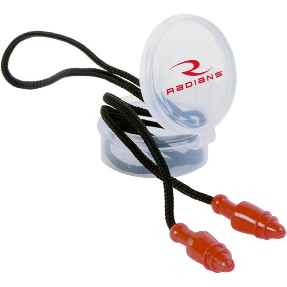 Radians Snug Plug Corded Passive Ear Plugs with Case Jar 50 Pairs