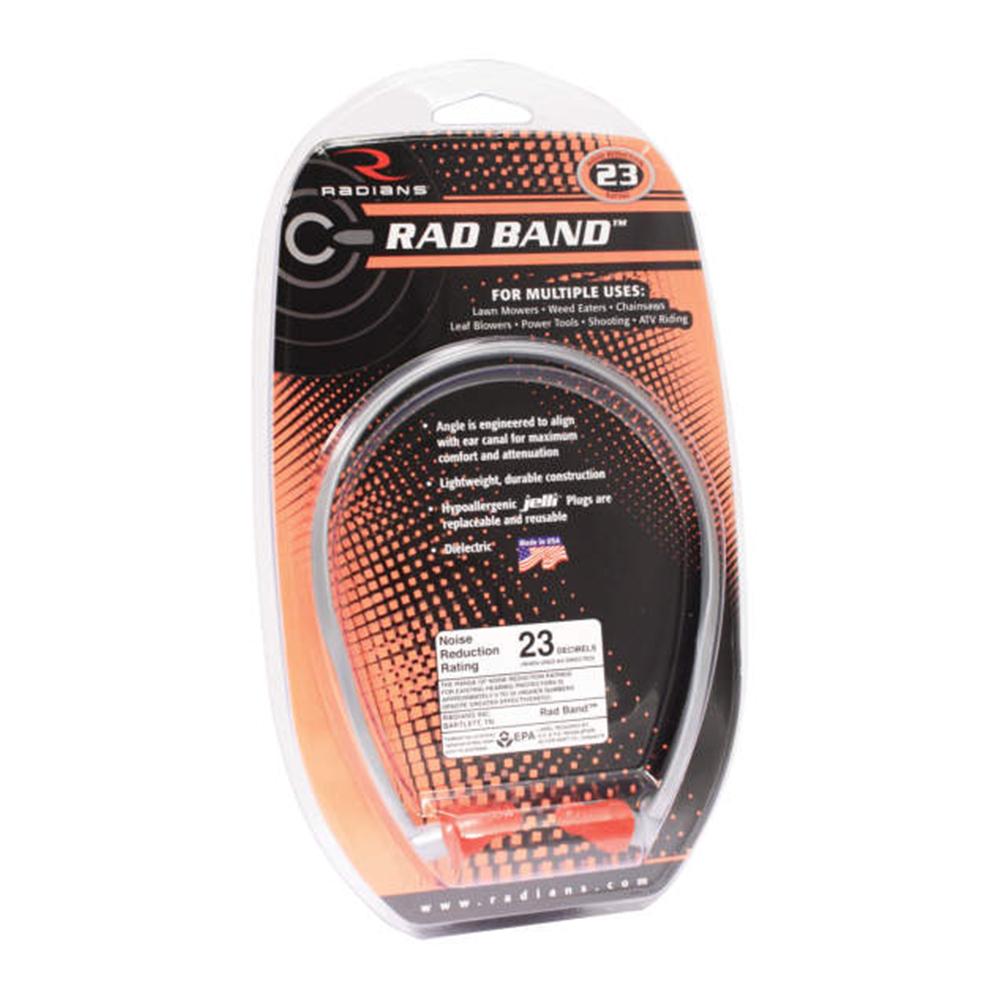 Radians Rad-Band Banded Earplugs 23dB Clam Picture of Radians Inc. RAD BANDS HEARING PROTECTION