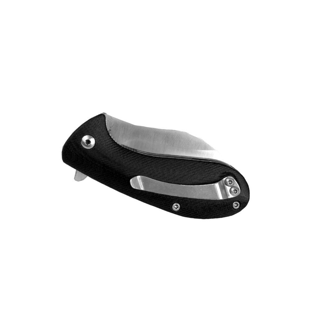 ABKT Elite BB Grunt Folding Knife 2-3/4" Drop Point Blade Black Picture of Rock Ridge Outdoors ABKT Knife Grunt Ball Bearing Folding 2.75in Blade