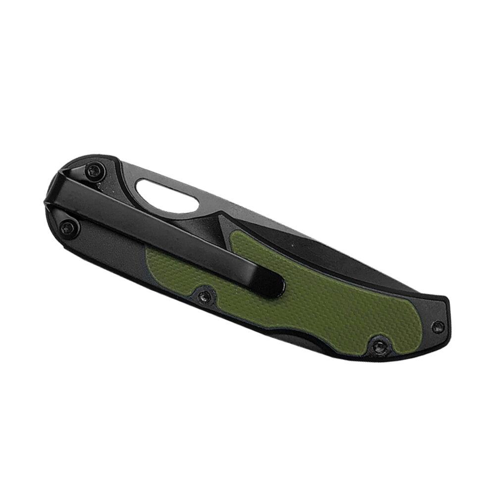 ABKT Elite Mark II Lockback Folding Knife 2-1/2" Drop Point Blade Green Picture of Rock Ridge Outdoors ABKT Knife Mark II lock back OD Green 2.5in Blade