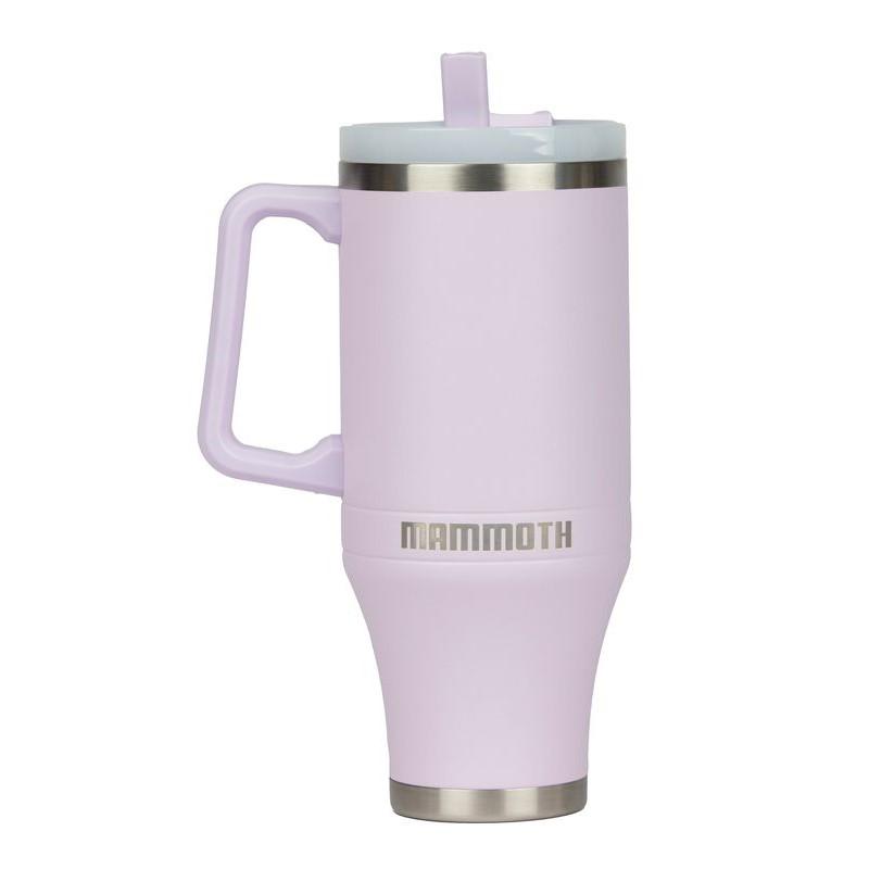 Mammoth Ascent Tumbler 40 oz Lavender Picture of Rock Ridge Outdoors Mammoth Ascent 40 oz Tumbler with handle and straw - Lavender
