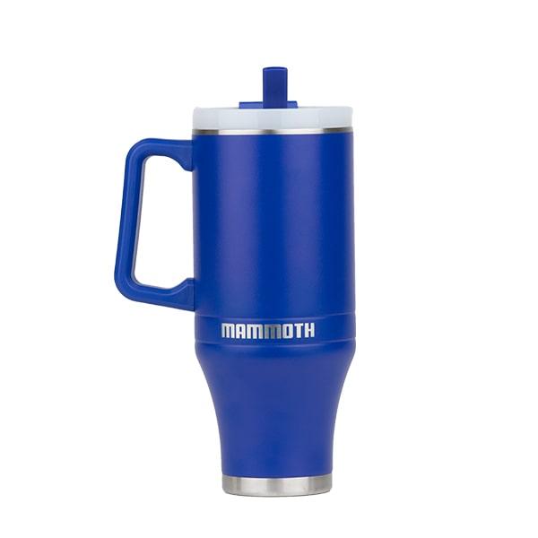 Mammoth Ascent Tumbler 40 oz Royal Blue Picture of Rock Ridge Outdoors Mammoth Ascent 40 oz Tumbler with handle and straw - Royal Blue