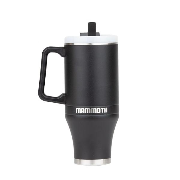 Mammoth Ascent Tumbler 40 oz Black Picture of Rock Ridge Outdoors Mammoth Ascent 40 oz Tumbler with handle and straw - Black