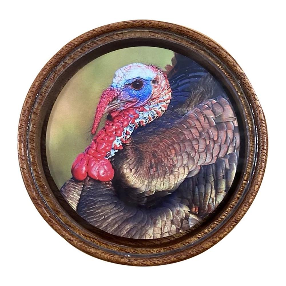 The Grind Bark'n Betty Glass Turkey Pot Call with Hickory Striker