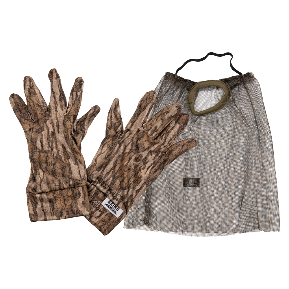 The Grind Face Mask and Glove Combo Mossy Oak Bottomland Picture of Rock Ridge Outdoors Grind Face Mask and Glove Combo Pack Mossy Oak Bottomland