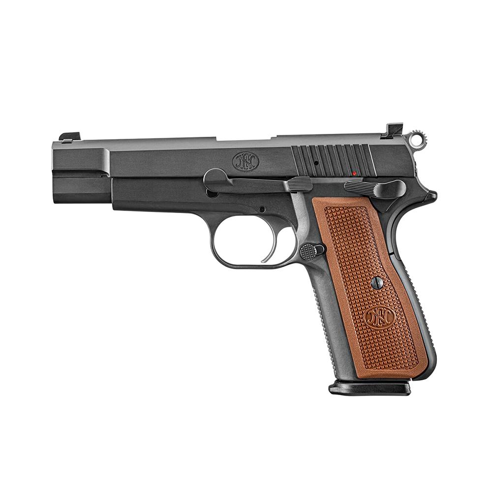 FN High Power Handgun 9mm Luger 17rd Magazines(2) 4.7" Barrel Black Slide/Frame Picture of FN USA FN HIGH POWER 9MM BLK/BLK DS 2X17RD