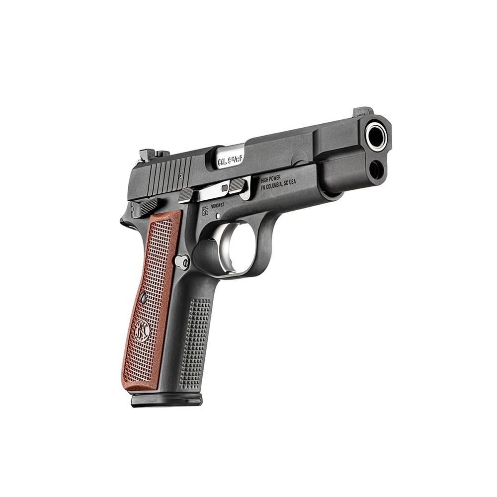 FN High Power Handgun 9mm Luger 17rd Magazines(2) 4.7" Barrel Black Slide/Frame Picture of FN USA FN HIGH POWER 9MM BLK/BLK DS 2X17RD