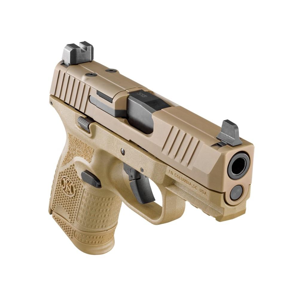 FN 509 Compact MRD Handgun 9mm Luger 12rd & 15rd Magazines (2) 3.7" Barrel FDE NMS Picture of FN USA FN 509C MRD 9MM NMS FDE/FDE 1X12 1X15RD