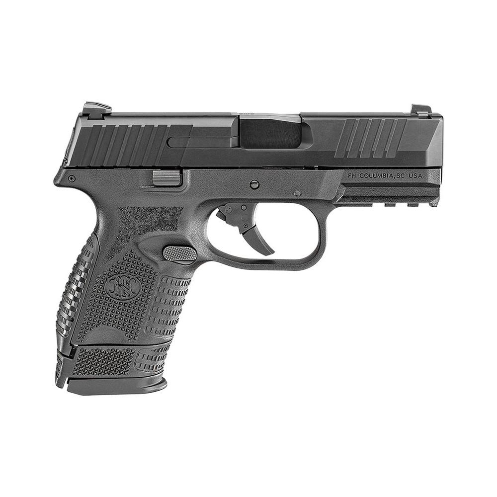 FN 509 Compact Handgun 9mm Luger 12rd & 15rd Magazines (2) 3.7" Barrel Black NMS Picture of FN USA FN 509C NMS 9MM BLK/BLK 1X12 1X15RD
