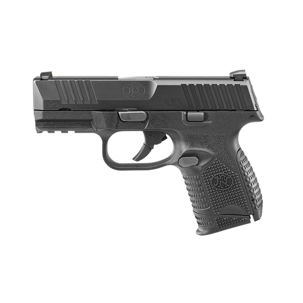 FN 509 Compact Handgun 9mm Luger 10rd Magazines (2) 3.7" Barrel Black NMS Picture of FN USA FN 509C NMS 9MM BLK/BLK 2X10RD