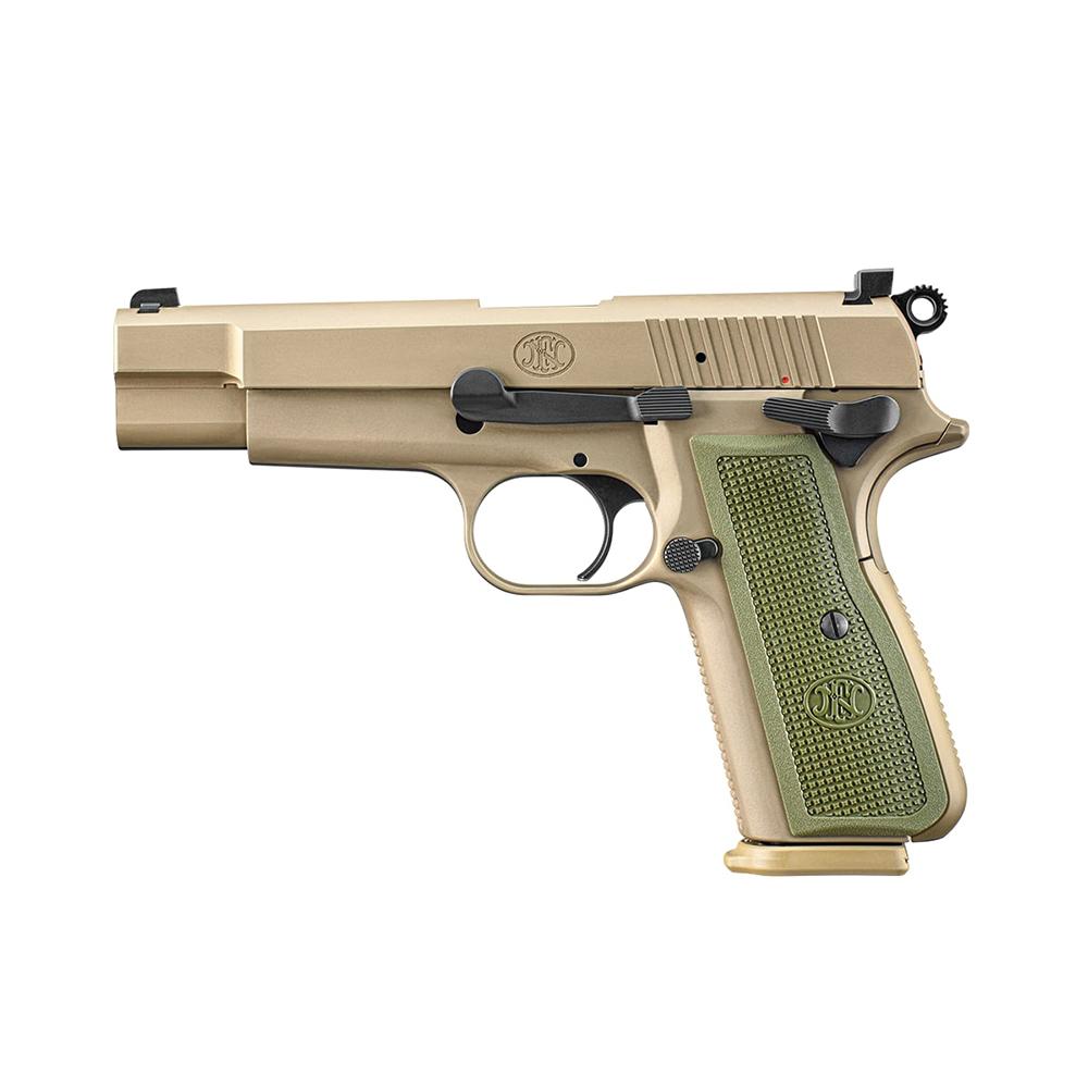 FN High Power Handgun 9mm Luger 17rd Magazines(2) 4.7" Barrel FDE Slide/Frame Picture of FN USA FN HIGH POWER 9MM FDE/FDE DS 2X17RD