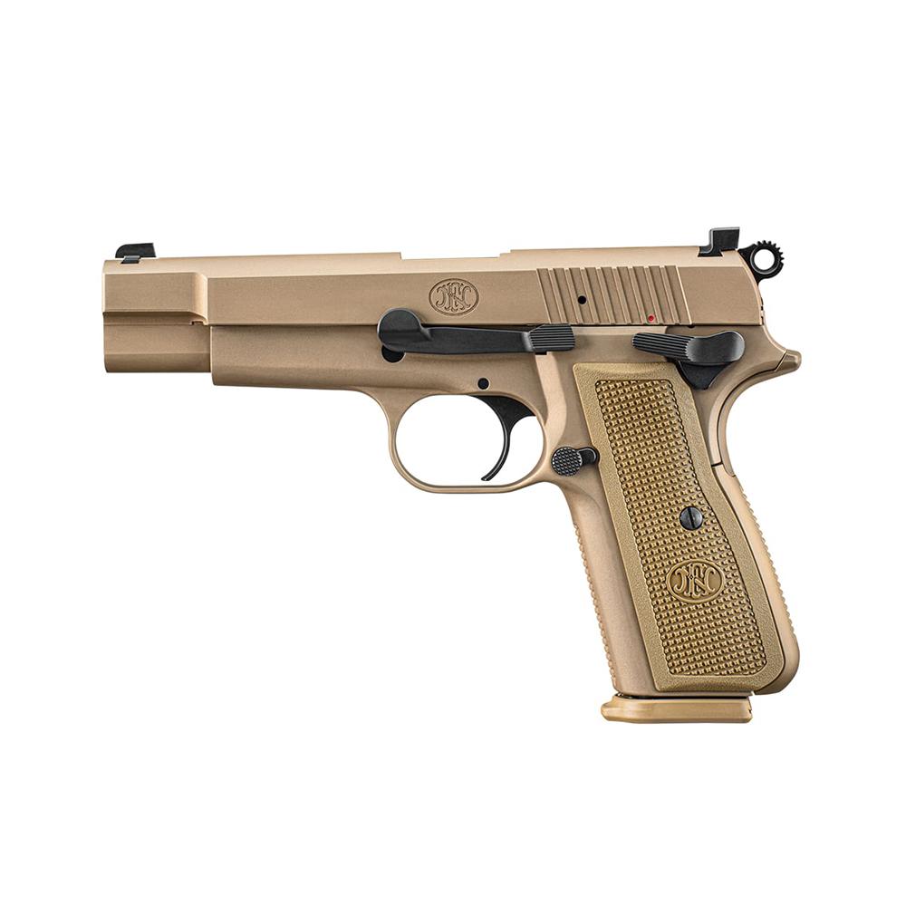 FN High Power Handgun 9mm Luger 17rd Magazines(2) 4.7" Barrel FDE Slide/Frame Picture of FN USA FN HIGH POWER 9MM FDE/FDE DS 2X17RD