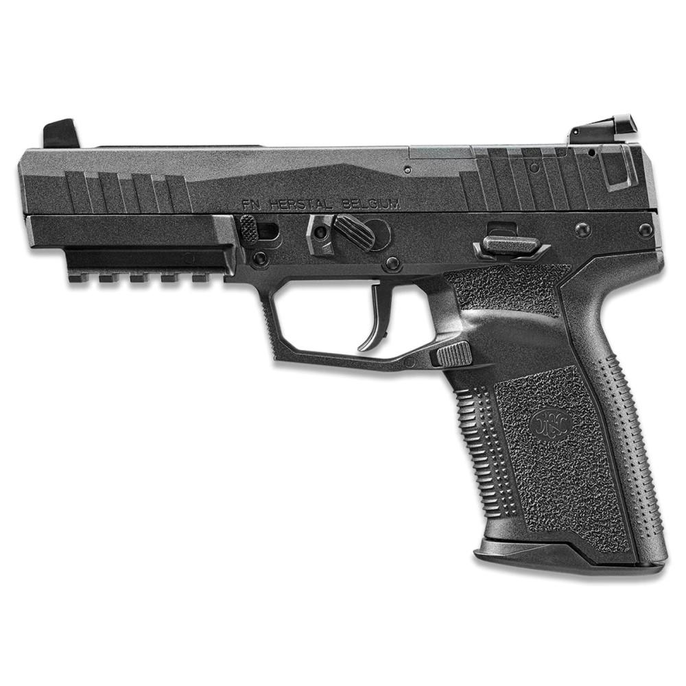 FN Five-SeveN MRD Handgun 5.7x28mm 10rd Magazines (2) 4.8" Barrel Black Adj Sights Picture of FN USA FN Five-seveN MRD 5.7x28 Blk/Blk 2x10RD Adj Sight