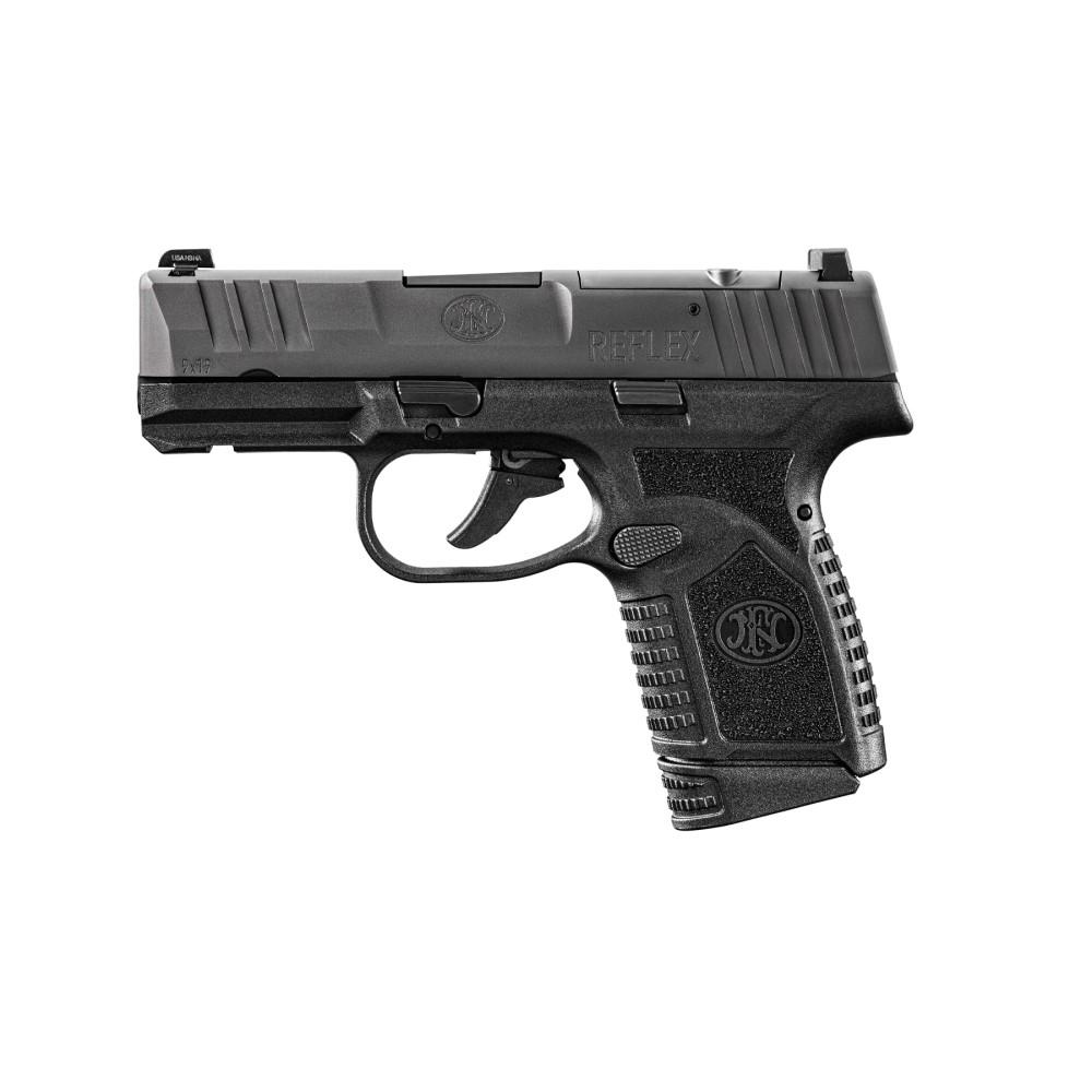 FN Reflex MRD Handgun 9mm Luger 10rd Magazines (2) 3.3" Barrel Black NMS Picture of FN USA FN REFLEX MRD 9MM NMS BLK/BL 2X10RD