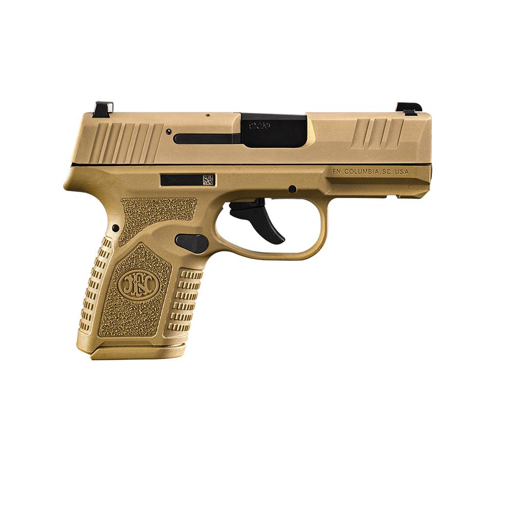 FN Reflex MS Handgun 9mm Luger 11rd (1) & 15rd (1) Magazines 3.3" Barrel FDE Picture of FN USA FN REFLEX MS FDE/FDE 1X11+1X15