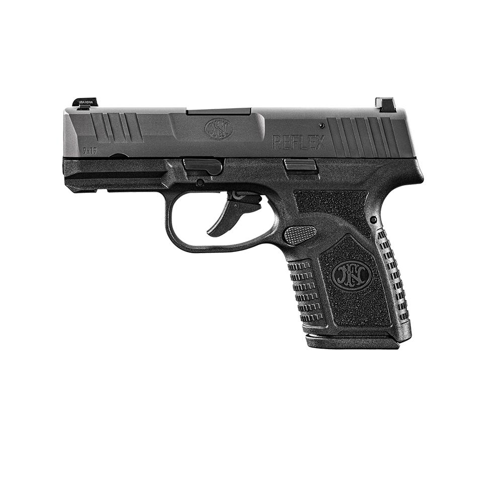 FN Reflex MS Handgun 9mm Luger 10rd Magazines (2) 3.3" Barrel Black Picture of FN USA FN REFLEX MS BLK/BLK 2x10