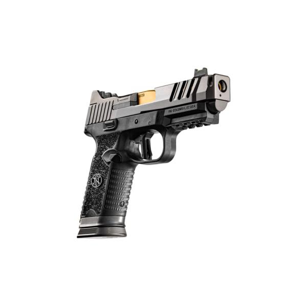 FN 509 CC Edge XL Handgun 9mm Luger 17rd Magazines(3) 4.2" Barrel Compensator Black/Gray Picture of FN USA FN 509 CC Edge XL NMS Blk/Gry 9mm 3x17
