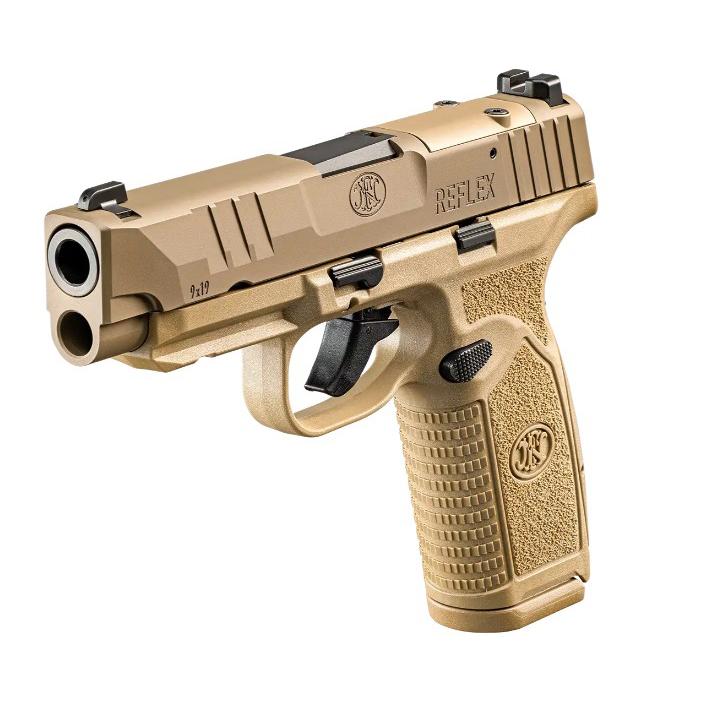 FN Reflex XL MRD Handgun 9mm Luger 10rd Magazines(2) 3.8" Barrel FDE No Manual Safety Picture of FN USA FN REFLEX XL MRD NMS 9MM FDE 2X10