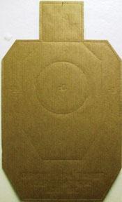 Speedwell Official IDPA Targets Cardboard Target 100/Pack Picture of Speedwell Targets IDPA (100-PK) TARGET CARDBOARD