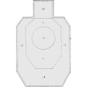 Speedwell Official IDPA Targets Paper Target 100/Pack Picture of Speedwell Targets IDPA (200-PK) COMBAT TARG. PAPER