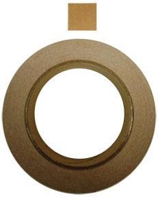 Speedwell 1" Square Paster Pressure Sensitive Brown 1000/Roll Picture of Speedwell Targets PASTERS BROWN 1X1 PSP 1000/ROLL