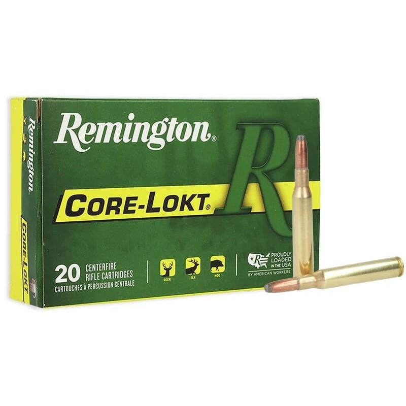 Remington Core-Lokt Rifle Ammunition .270 Win 150 gr SP 2850 fps 20/ct Picture of Remington Arms Co. Inc. REMINGTON 270 WIN 150GR CORE-LOKT SP AMMO 20RD
