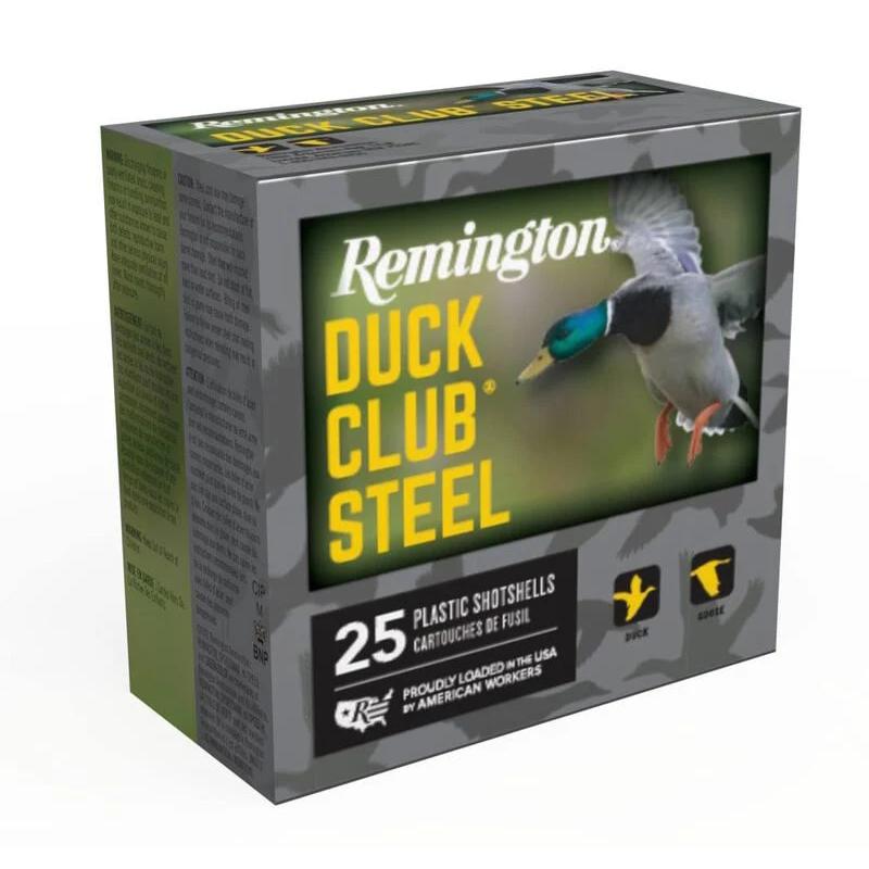 Remington Duck Club Steel Shotshells 12ga 3-1/2" 1-3/8oz 1500 fps #2 25/ct