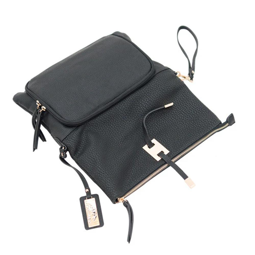 Cameleon Aya Concealed Carry Purse Black Picture of Rugged Rare Aya Black