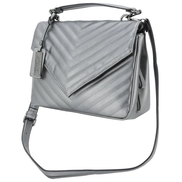 Cameleon Aria Concealed Carry Purse Silver Picture of Rugged Rare Aria Silver