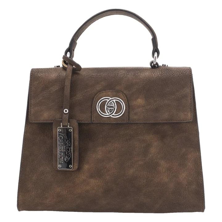 Cameleon Hermera Concealed Carry Purse Brown Picture of Rugged Rare Hemera Brown