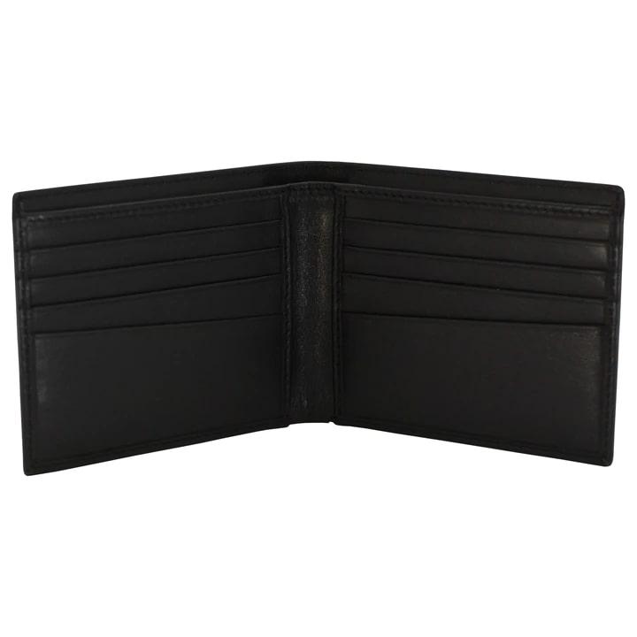 Smith & Wesson Bifold Wallet Black Picture of Rugged Rare S&W - Mens Bi-Fold Wallet-Black