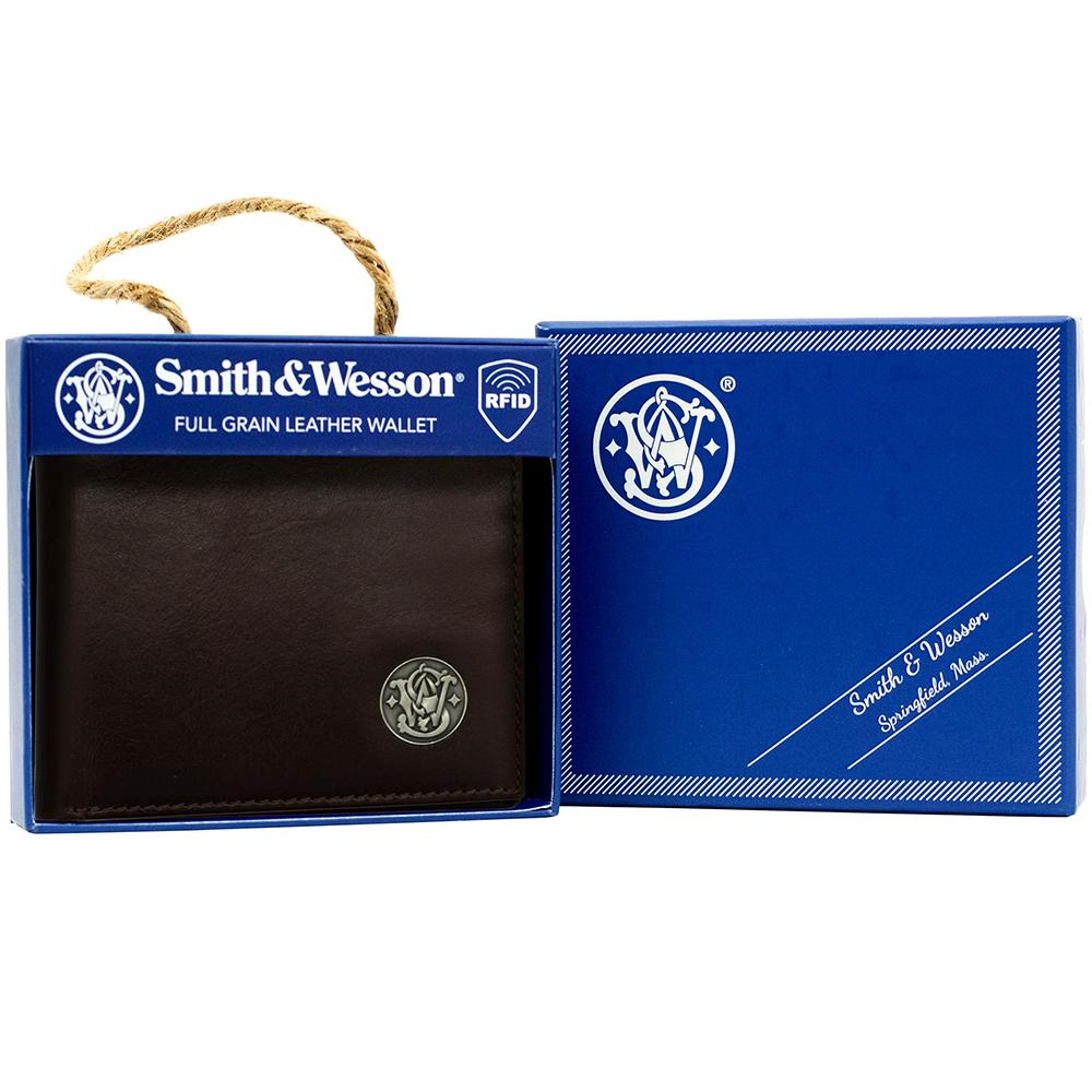Smith & Wesson Front Pocket Wallet Brown Picture of Rugged Rare S&W Brown Front Pocket