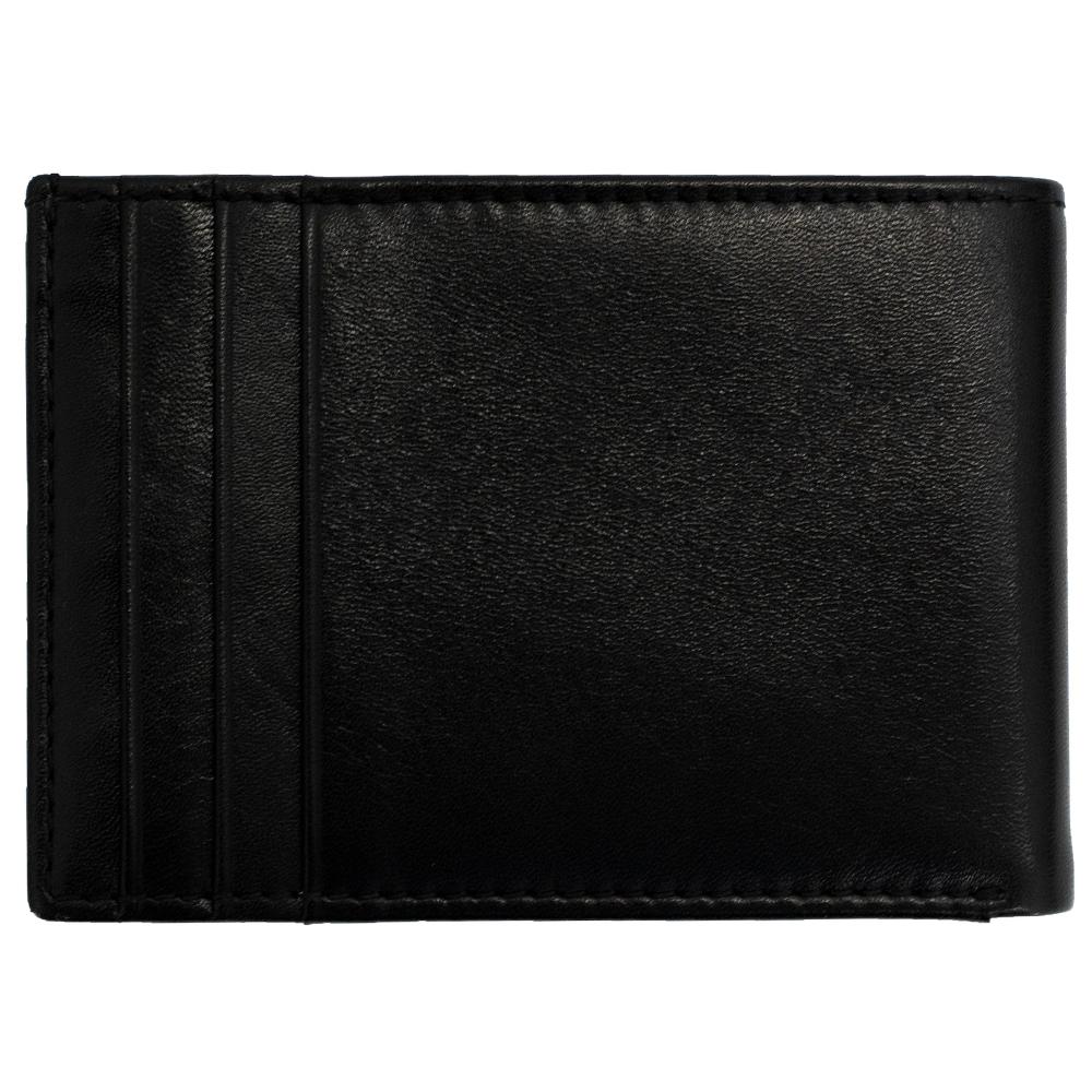 Smith & Wesson Front Pocket Wallet Black Picture of Rugged Rare S&W - Mens Front Pocket Wallet-Black