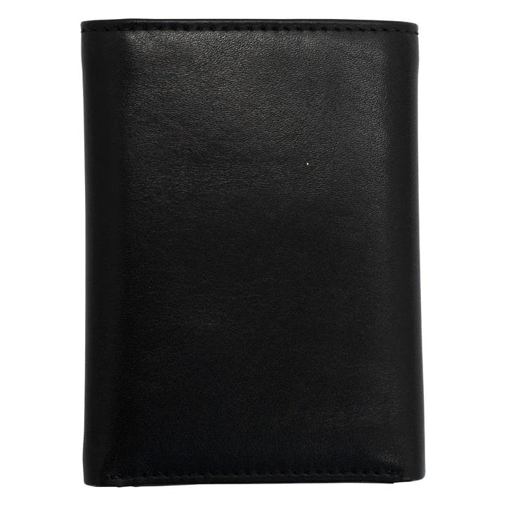 Smith & Wesson Tri-Fold Wallet Black Picture of Rugged Rare S&W - Mens Tri-Fold Wallet-Black