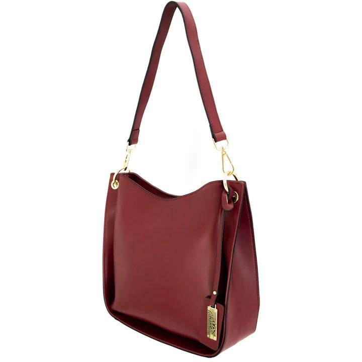 Cameleon Emma Concealed Carry Purse Burgundy Picture of Rugged Rare Technograin Emma Burgundy