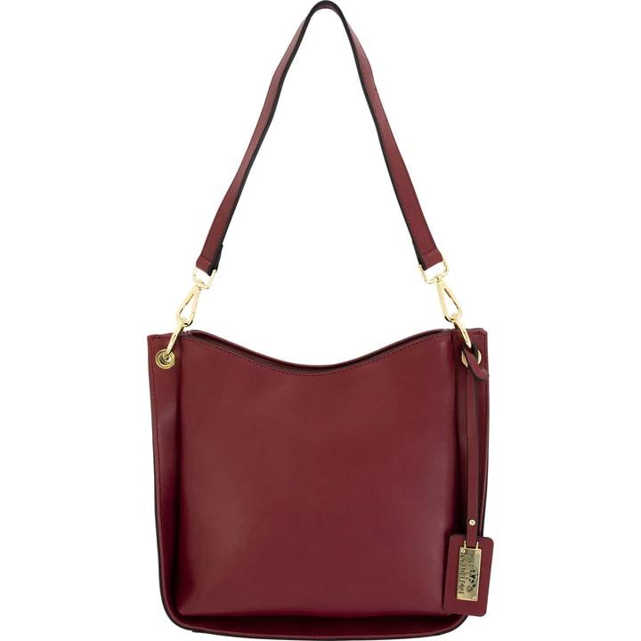 Cameleon Emma Concealed Carry Purse Burgundy Picture of Rugged Rare Technograin Emma Burgundy