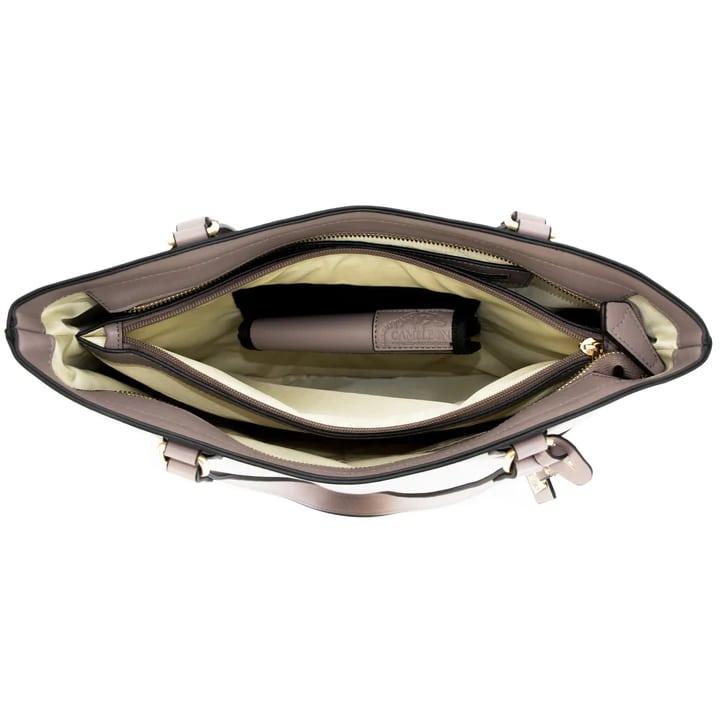 Cameleon Evelyn Concealed Carry Purse Smokey Purple Picture of Rugged Rare Evelyn Smokey Purple