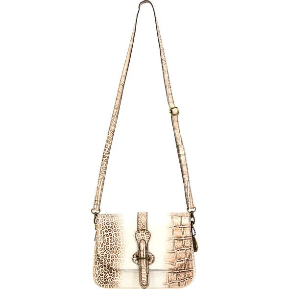 Smith & Wesson Croc Crossbody Concealed Carry Purse Beige Picture of Rugged Rare S&W - Croc Crossbody