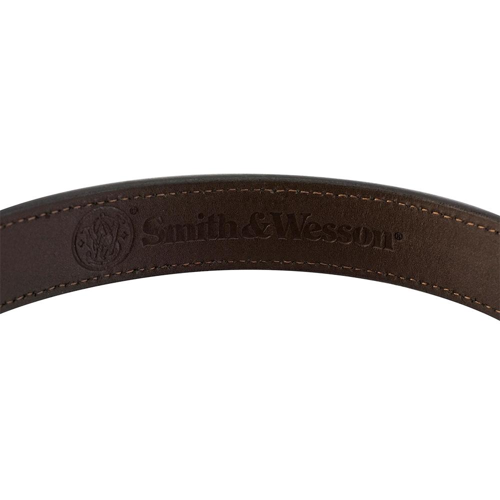 Smith & Wesson EDC Belt Brown 38" to 40" Picture of Rugged Rare S&W Men's EDC Belt- Brown (38"/40")