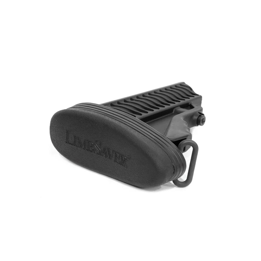 LimbSaver AR-15/M4 Snap-On Recoil Pad Black Picture of Sims Vibration Laboratories LIMBSAVER RECOIL PAD AR15 SNAPON UNIV 6 POS TACT STK