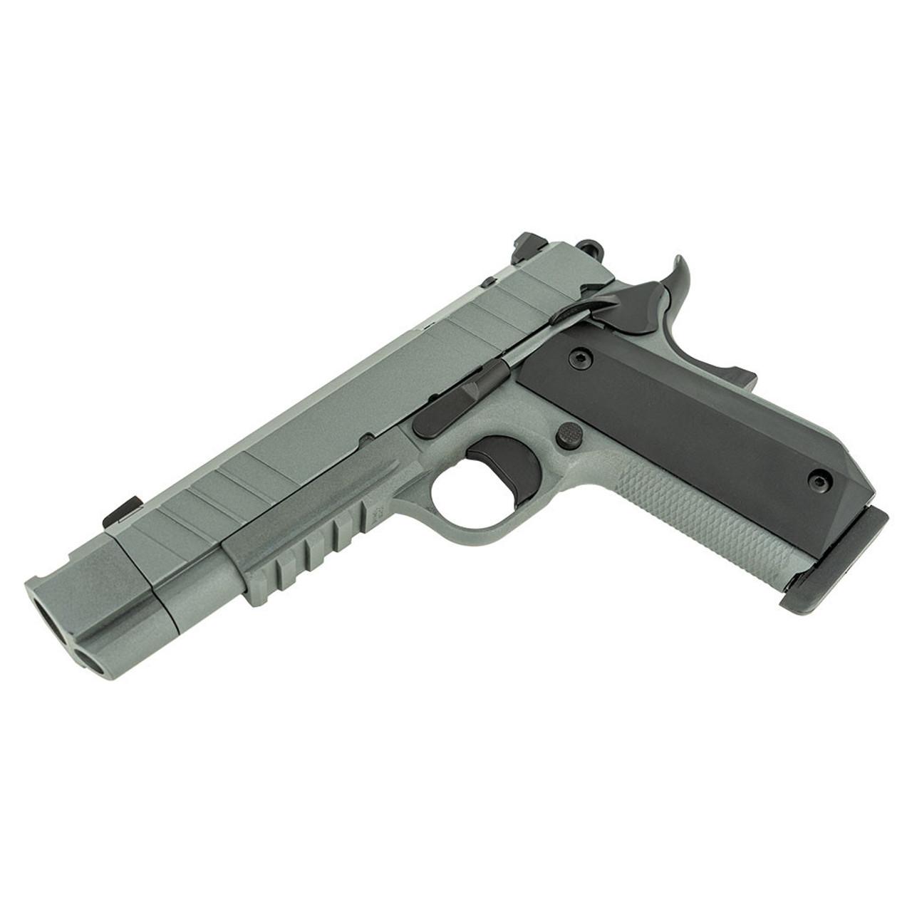 SDS Tisas 1911 Nightstalker SF-C Handgun 45 Auto 8rd Magazine 4.25'' Compensated Barrel Cerakote Grey Finish Picture of SDS Arms Tisas 1911 Nightstalker SF-C 45ACP 4.25'' Compensated Cerakote Grey