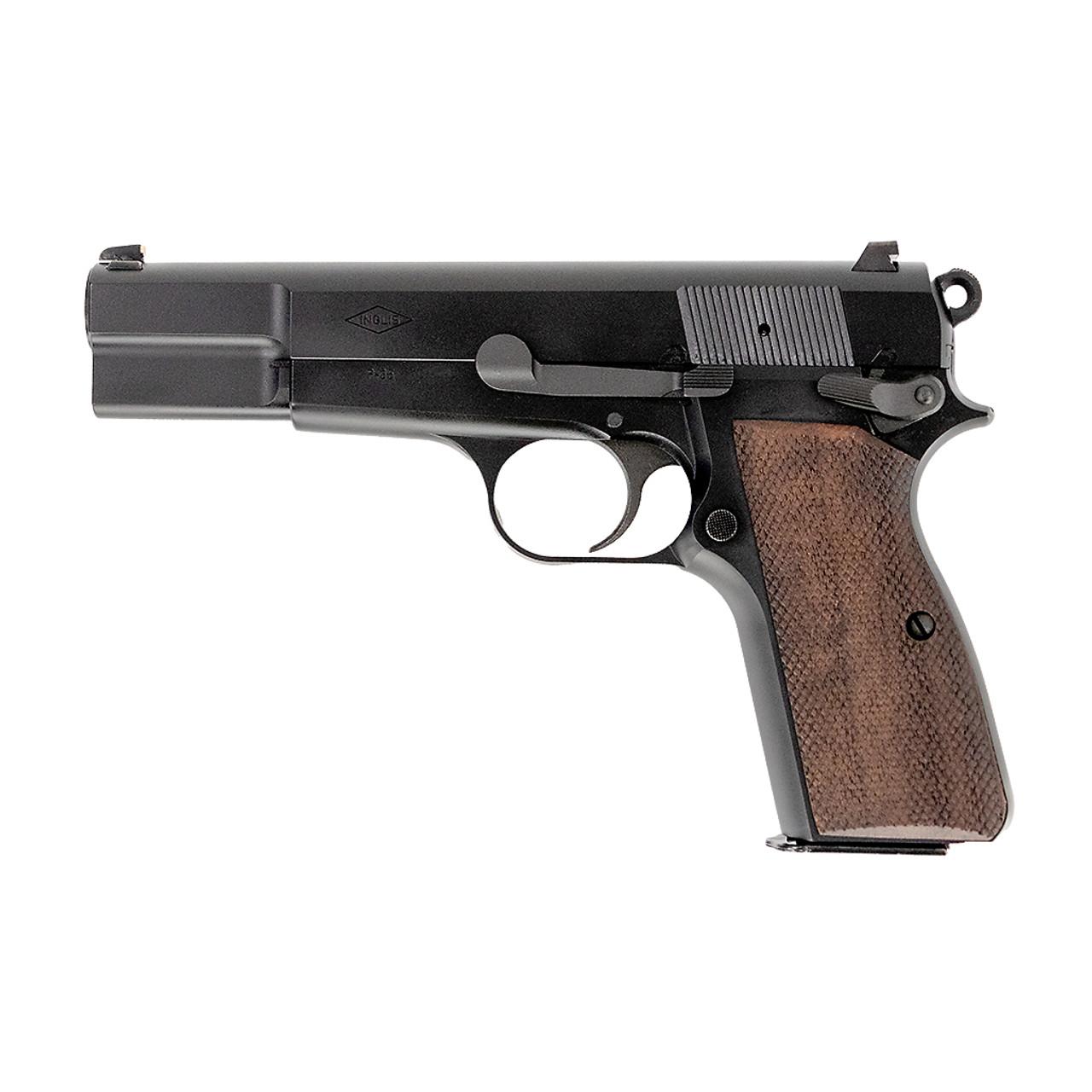 SDS Inglis High Power P-35B Handgun 9mm Luger 15rd Magazines (2) 4.7" Barrel Picture of SDS Arms SDS Inglis High Power Exclusive P-35 Black 2-15RD Mags